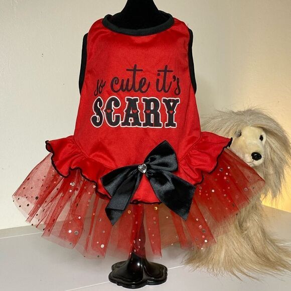 Fancy Tutu Dog Dress ‘So Cute it’s Scary’ - Picture 1 of 6